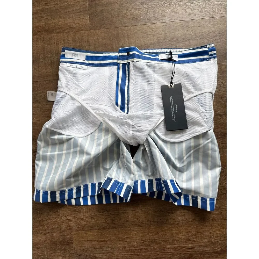 Spoke swim trunks